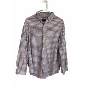 Chaps Multicolor Plaid L/S Button Down Shirt Large